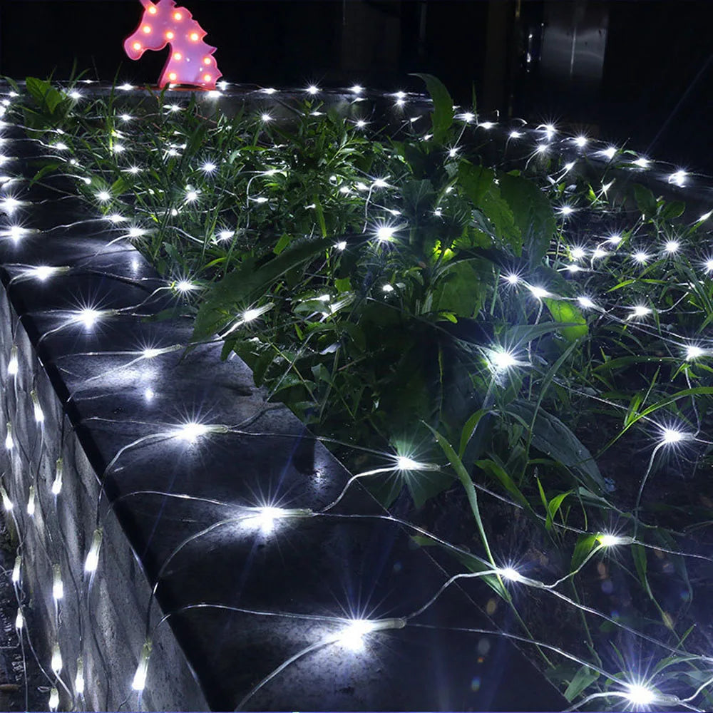 Outdoor Waterproof LED Mesh Lights for Holiday Displays