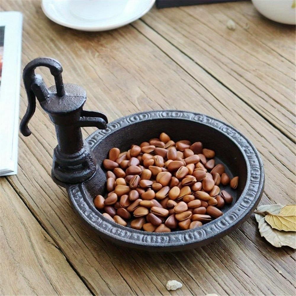 Outdoor decorative water pump bird feeder