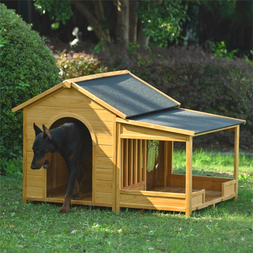 Outdoor dog shelter
