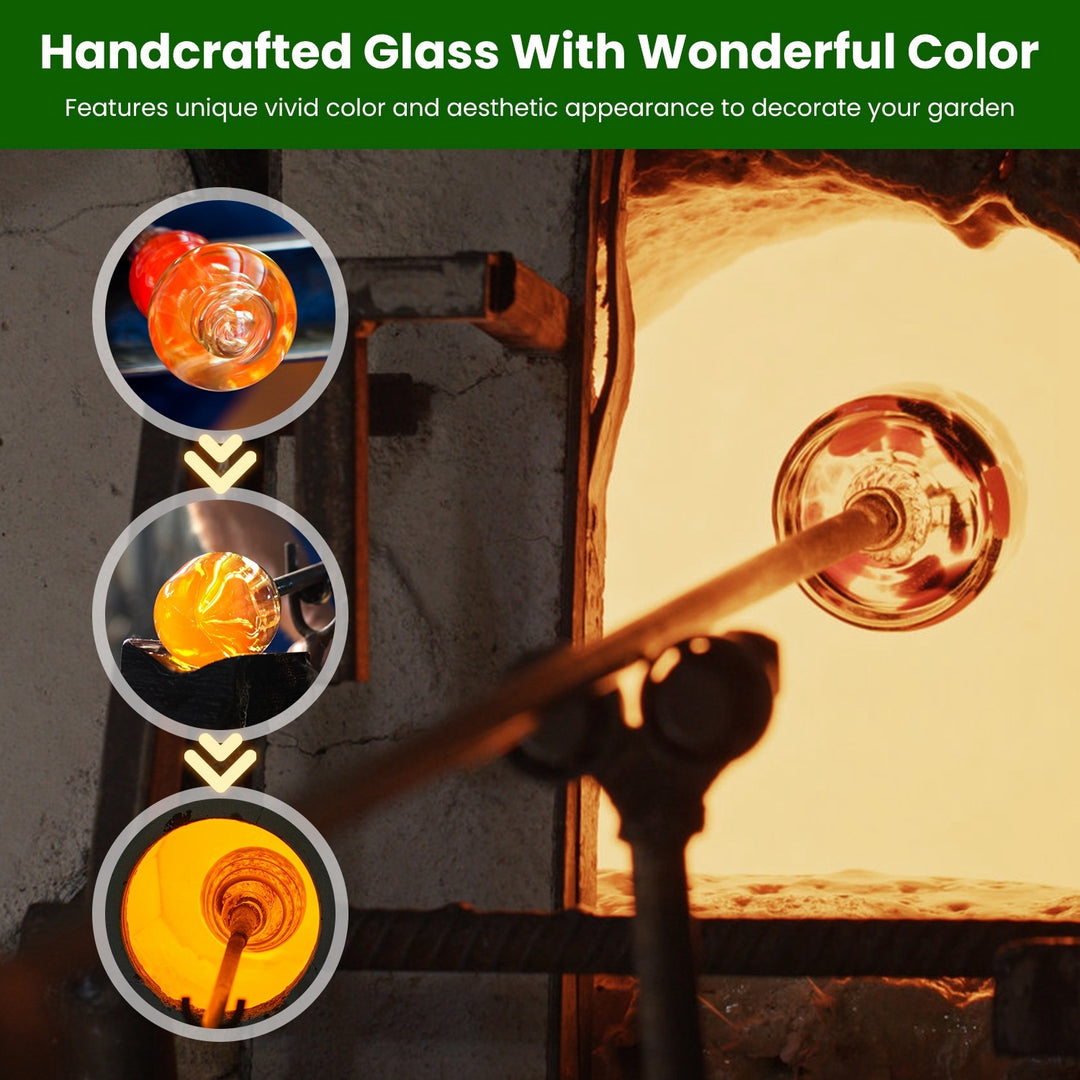 Outdoor hanging hummingbird feeder with perch