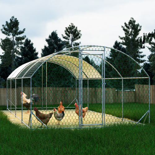 Outdoor metal chicken cage for rabbits