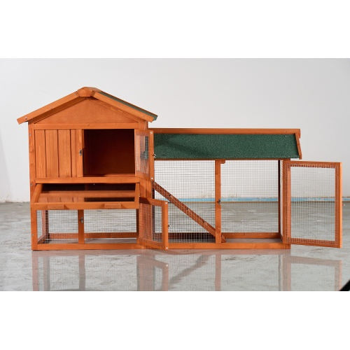Outdoor pet house for rabbits chickens