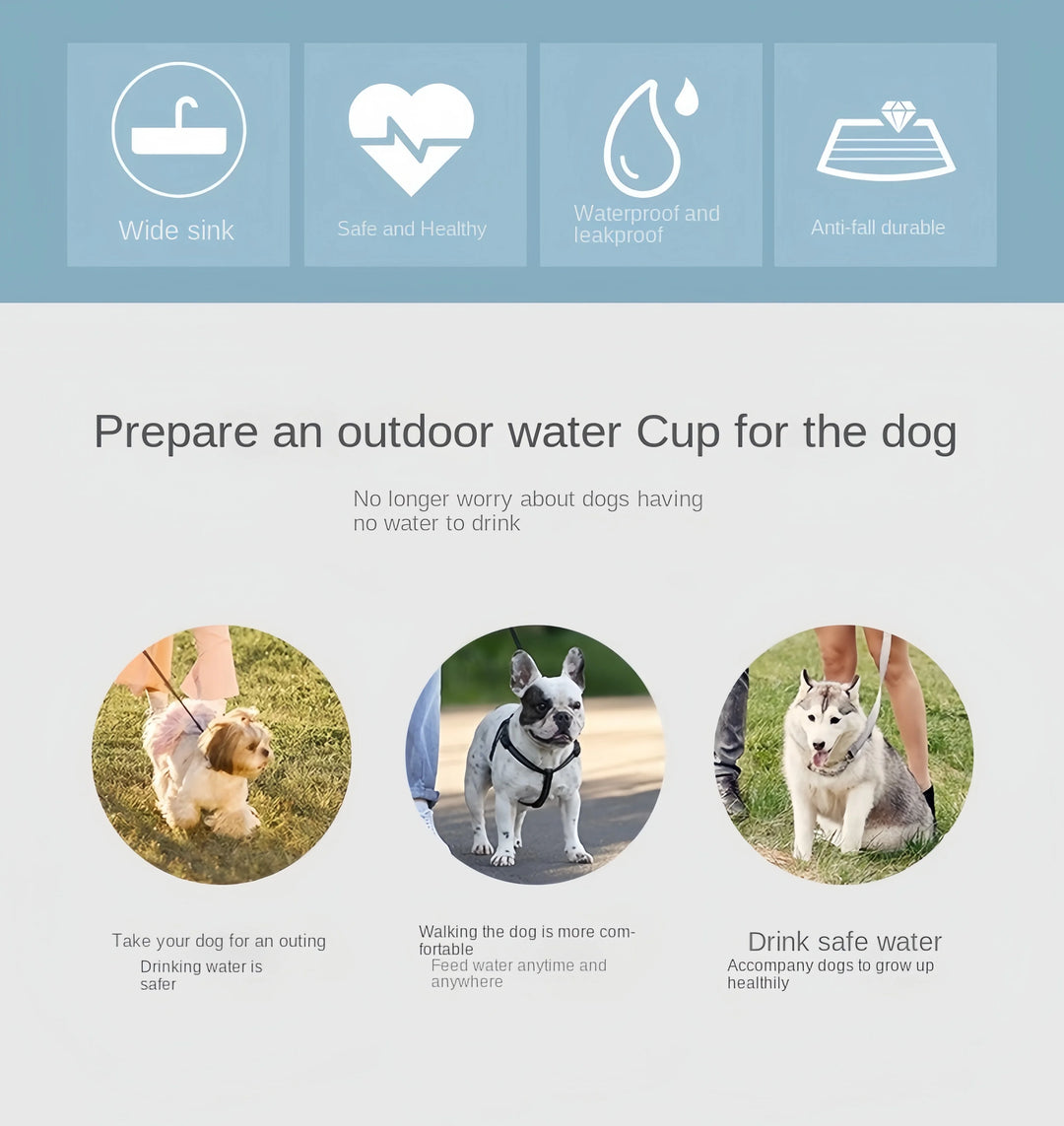 Outdoor pet hydration bottle