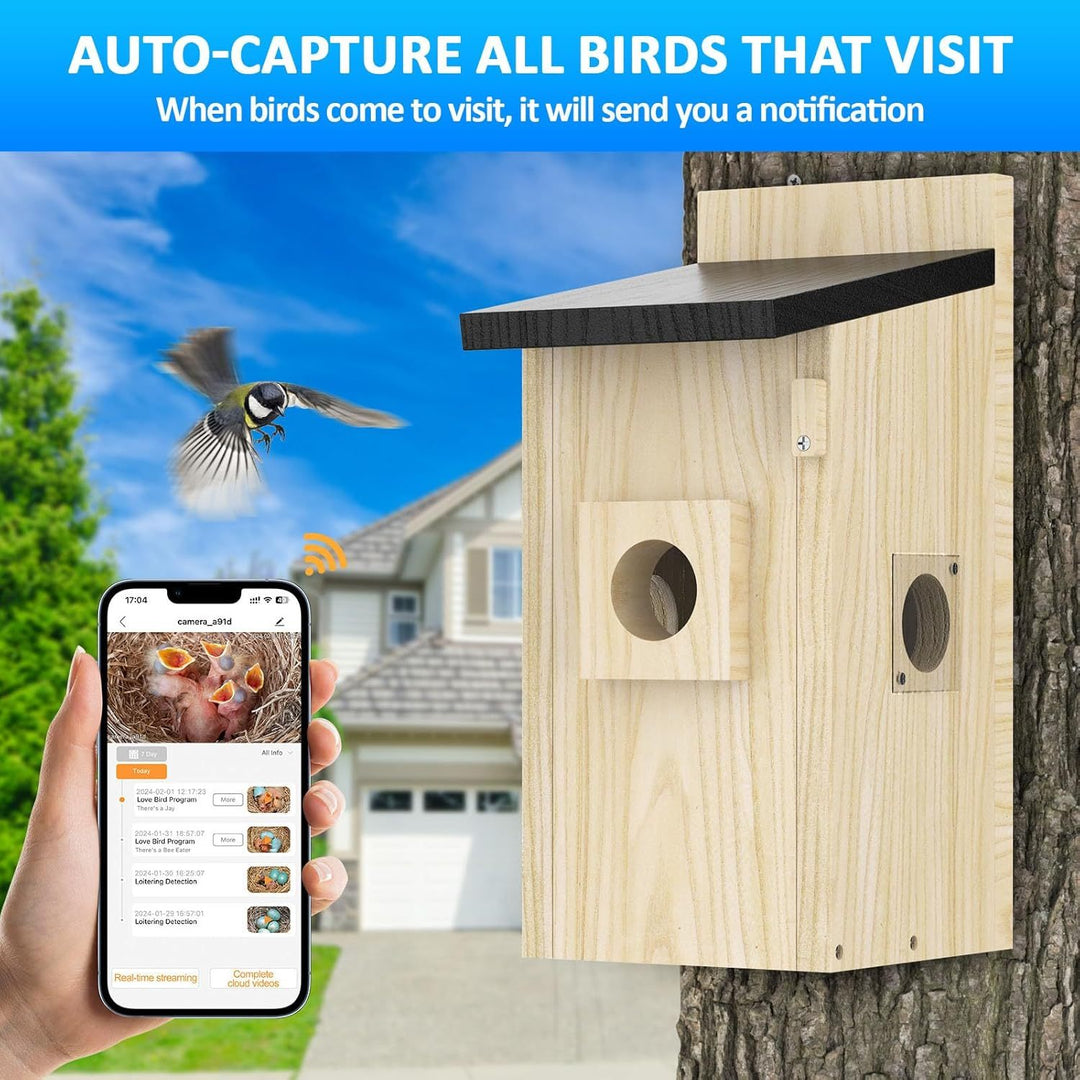 Outdoor smart birdhouse