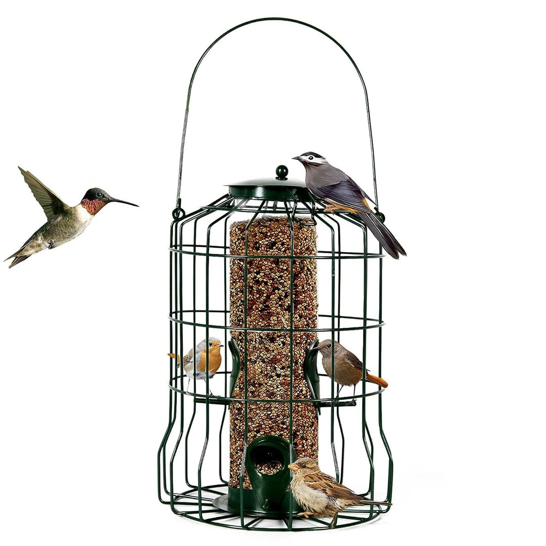 Outdoor wild bird feeder metal hanging