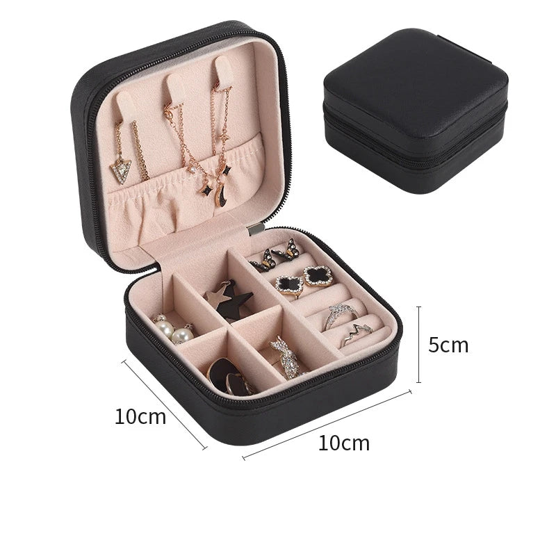 PU leather mini jewelry case