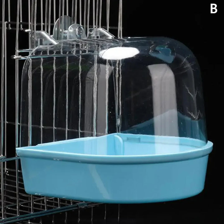 Parakeet Caged Bath Box