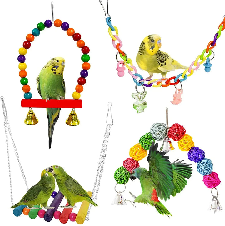 Parrot Bird Cage Toys