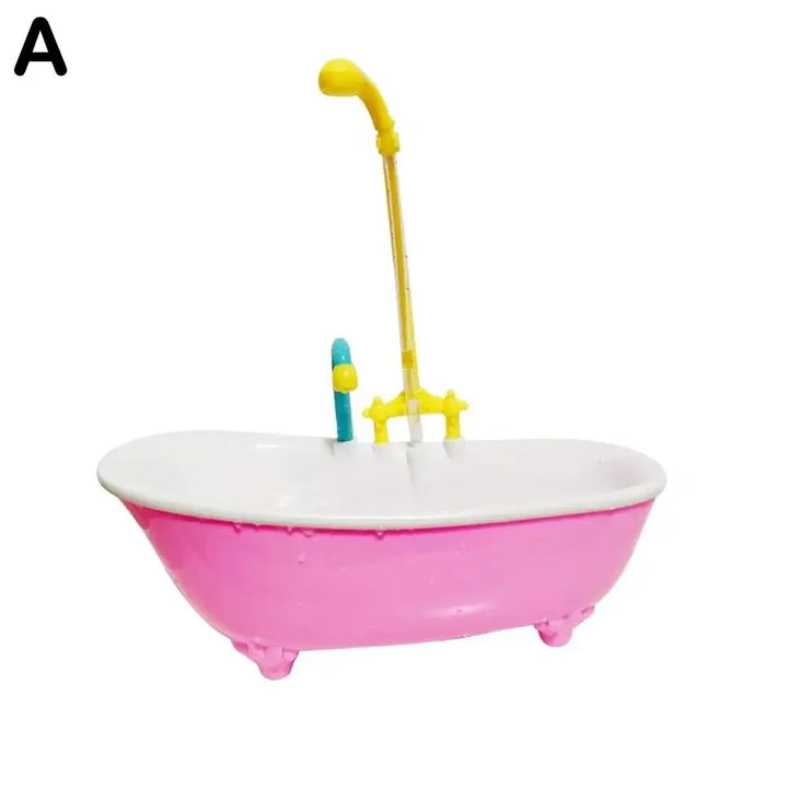 Parrot Cage With Pink Bathtub