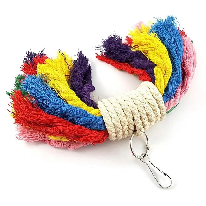 Parrot Cotton Rope Chew Swing