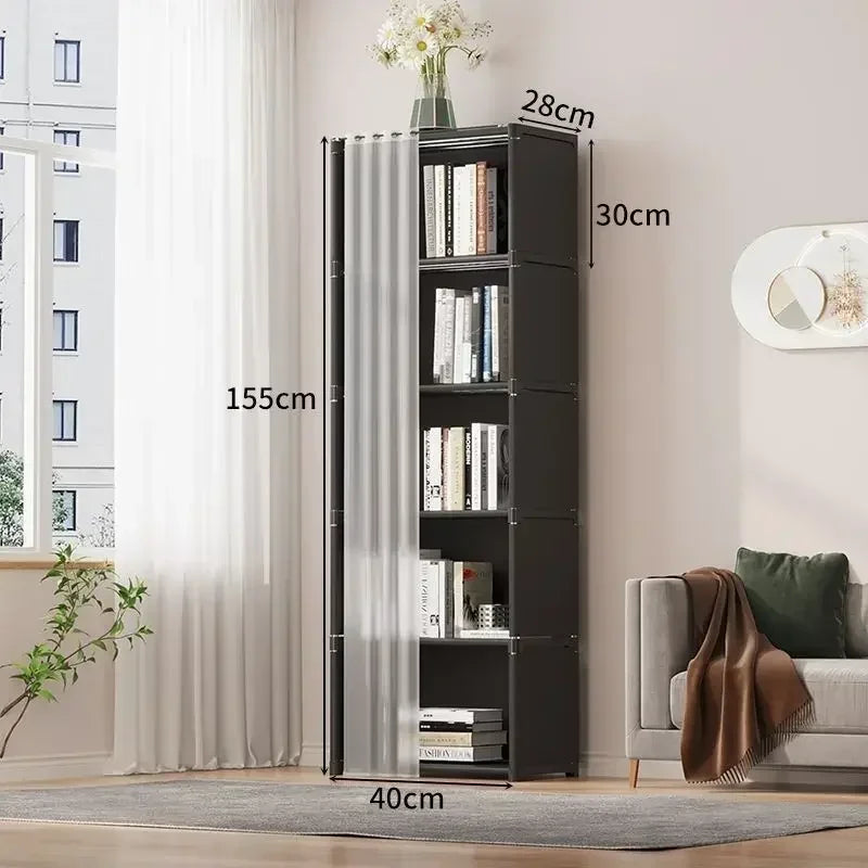 Partition Bookshelf Wardrobe Cabinet