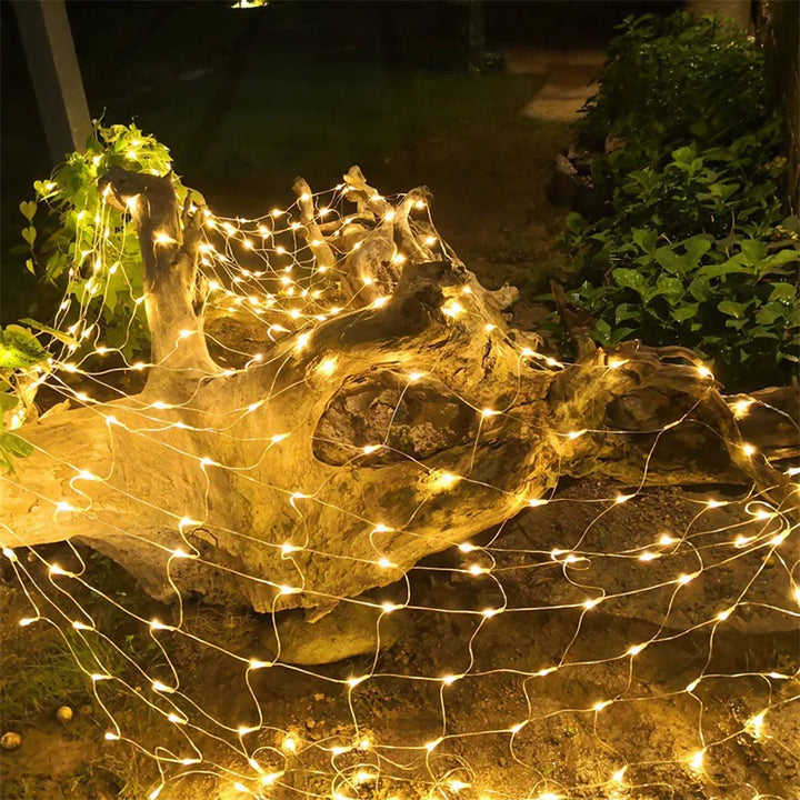 Party-Ready LED Net Mesh Lights for Christmas