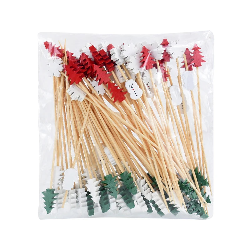 Party skewers for Christmas celebration