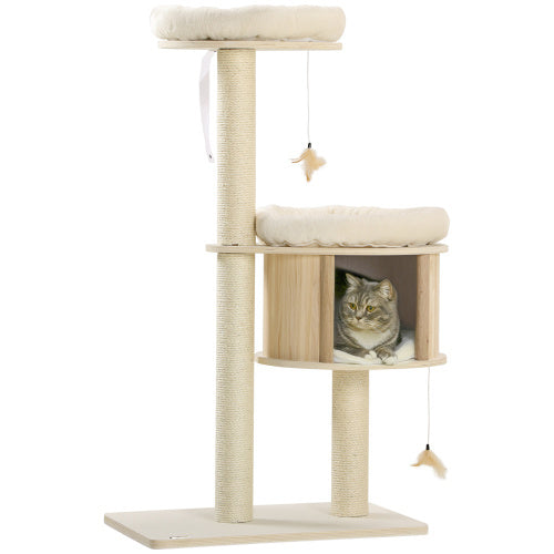 PawHut three level cat tree