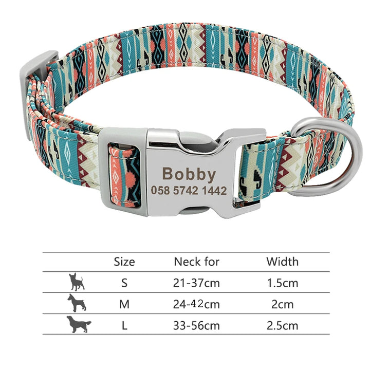 Personalized Dog Collar with Name