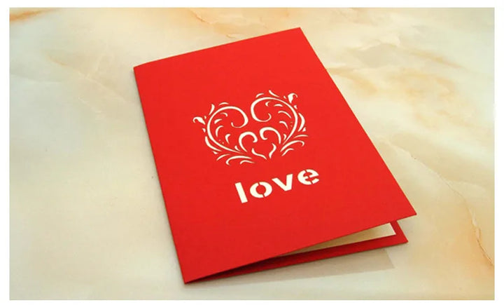 Personalized Valentine’s Day pop-up gift