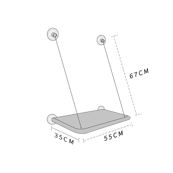 Pet Cat Hammock with Strong Bearing
