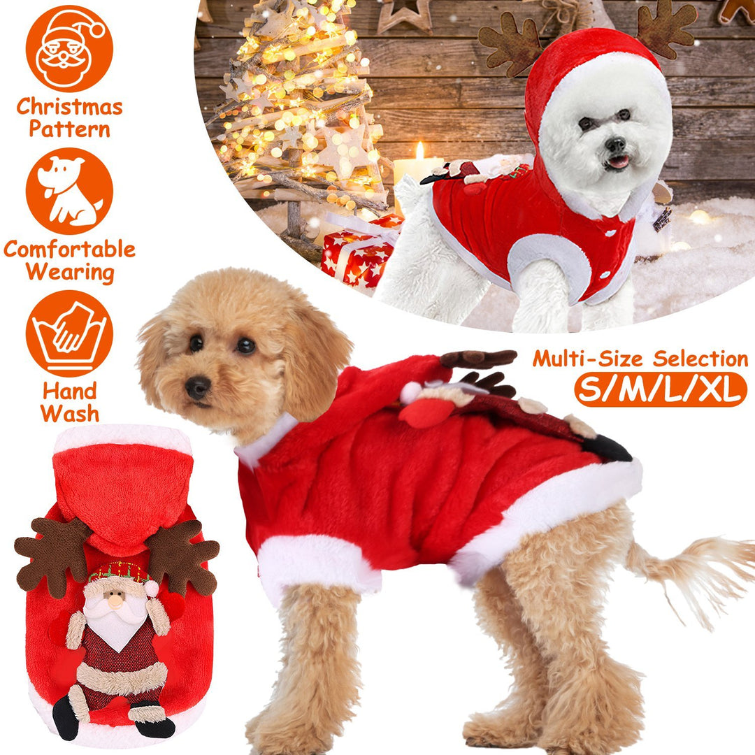 Pet Christmas clothes Santa costume
