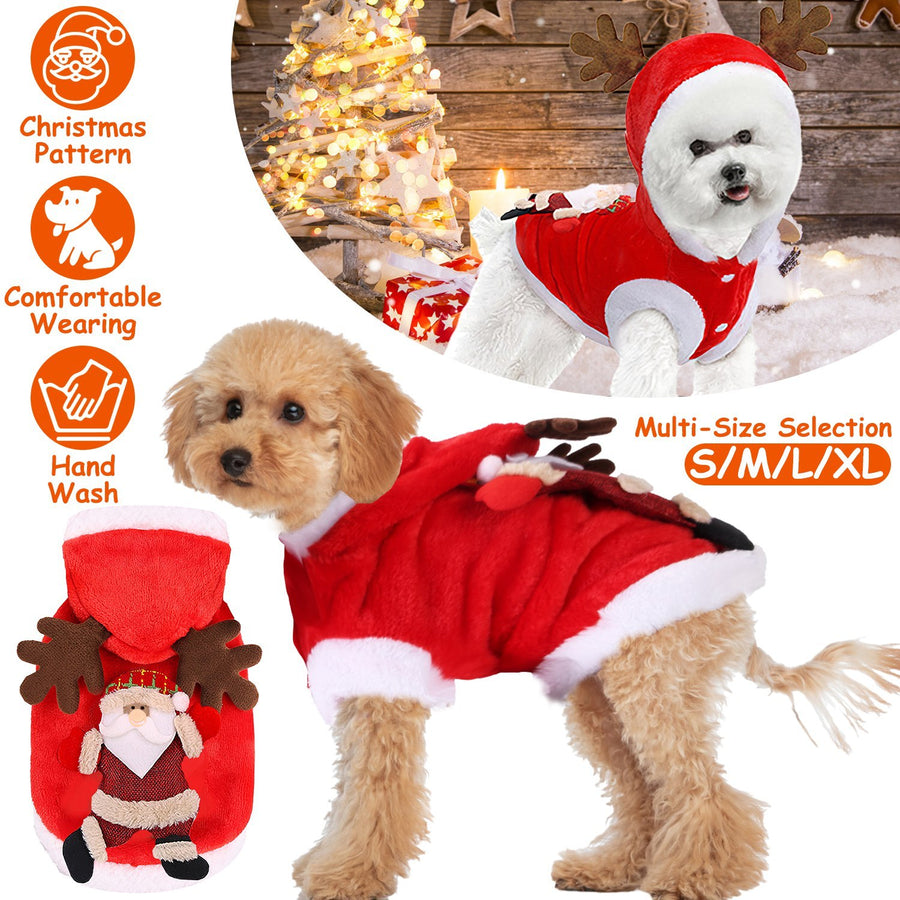 Pet Christmas clothes Santa costume