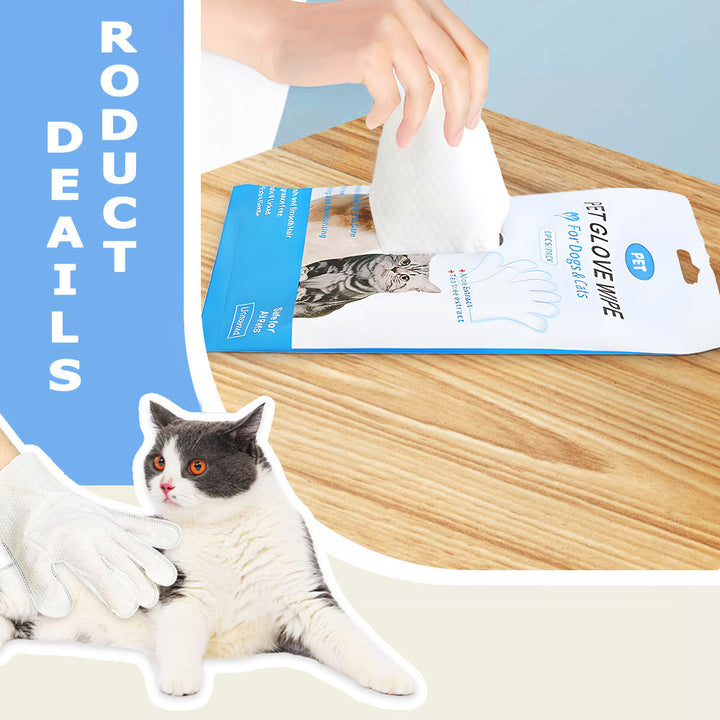 Pet Cleaning Wipes Gloves Product Details