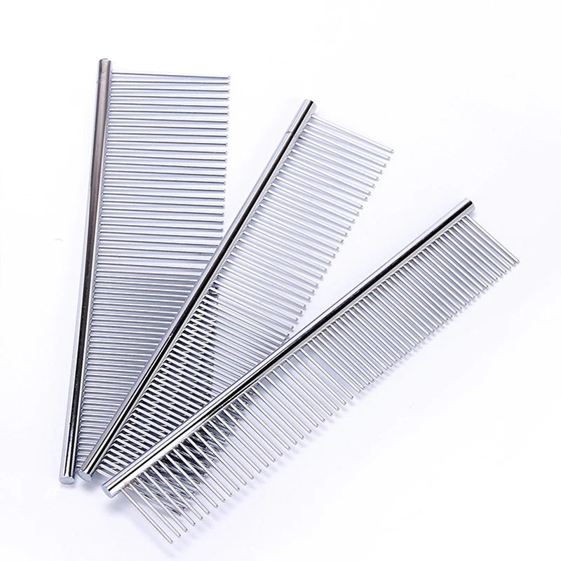 Pet Dematting Comb Stainless Steel Grooming