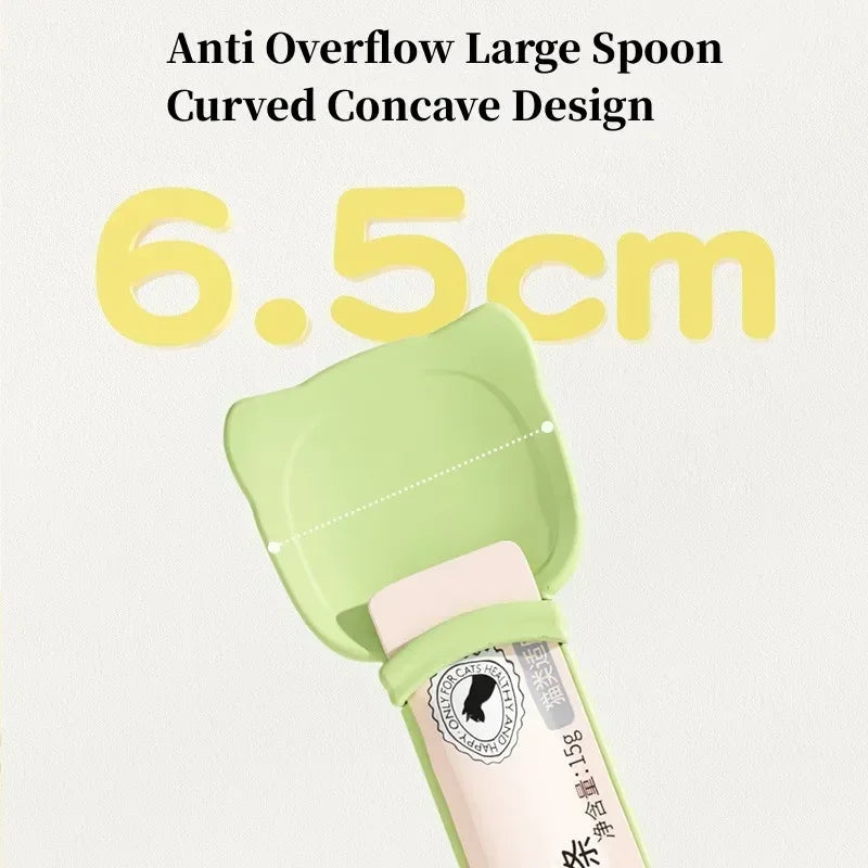 Pet Feeder Spoon for Semi-Liquid Foods
