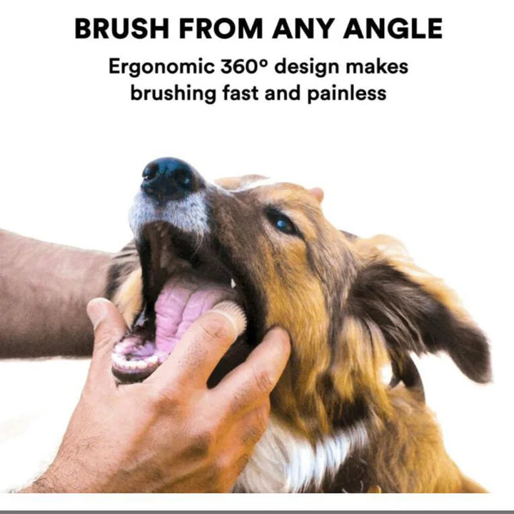 Pet Finger Toothbrush for Teeth Cleaning
