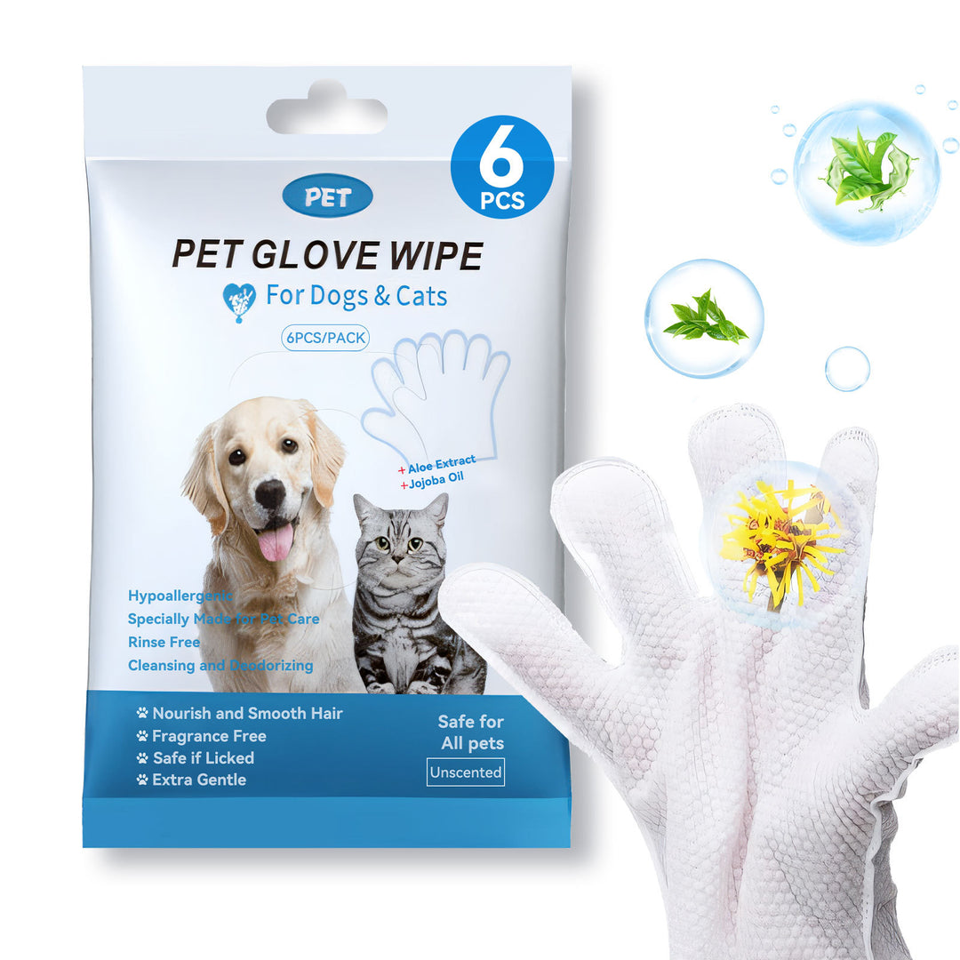 Pet Glove Wipe for Dogs And Cats 