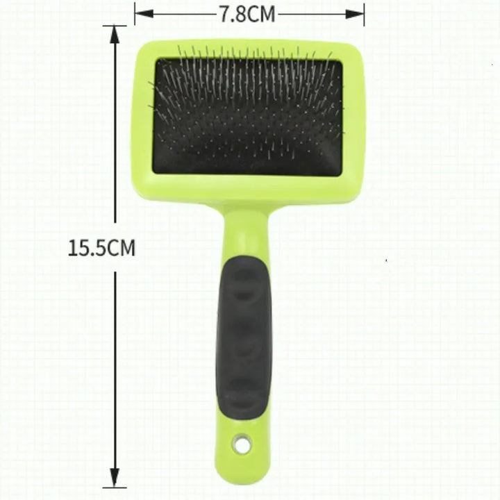 Pet Grooming Comb with Soft Ergonomic Handle
