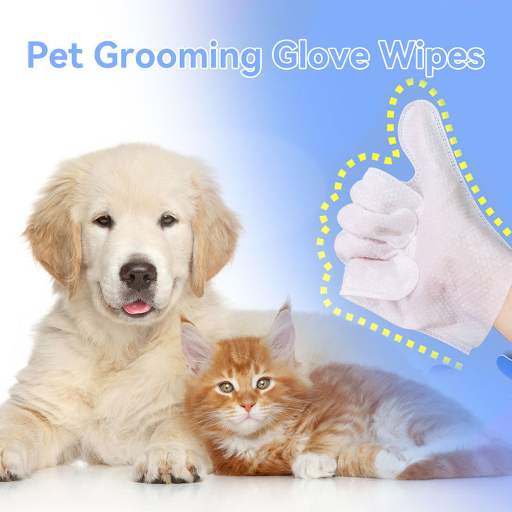 Pet Grooming Glove Wipes