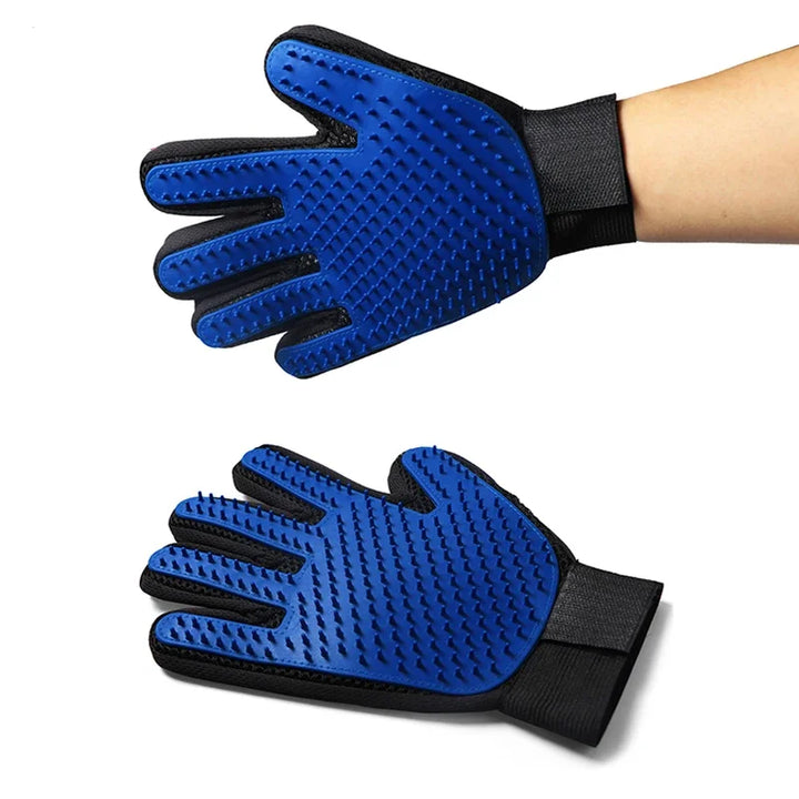 Pet Grooming Silicone Gloves for Dogs