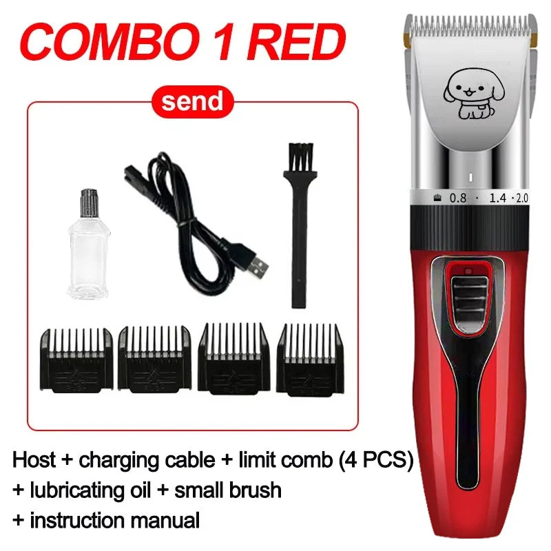 Pet Grooming Trimmer Set