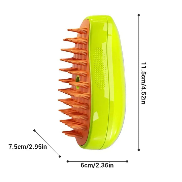 Pet Shedding Tool with Electric Sprays
