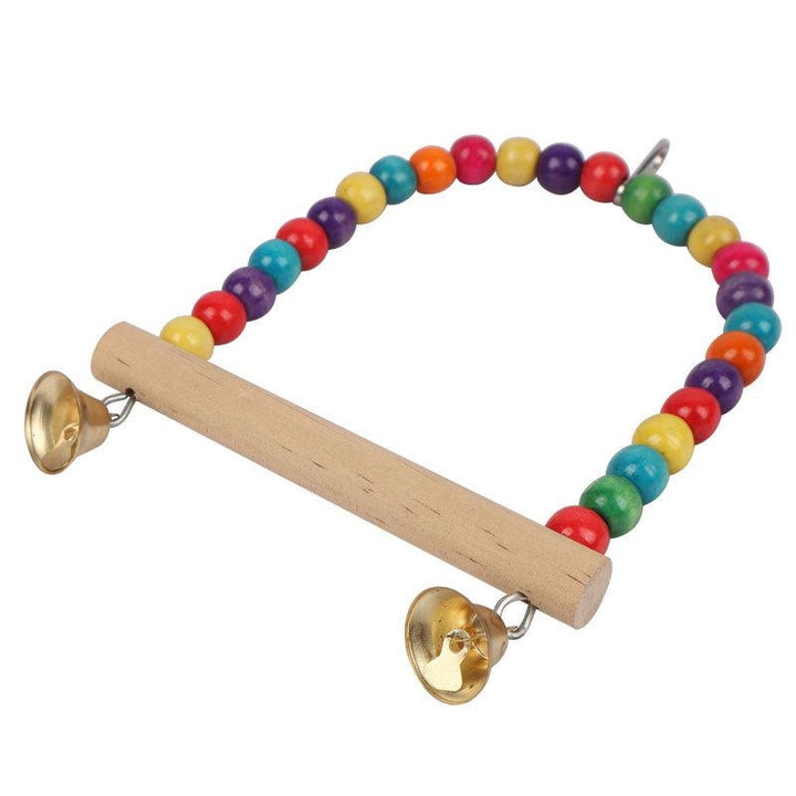 Pet Swing Toy with Wooden Stand