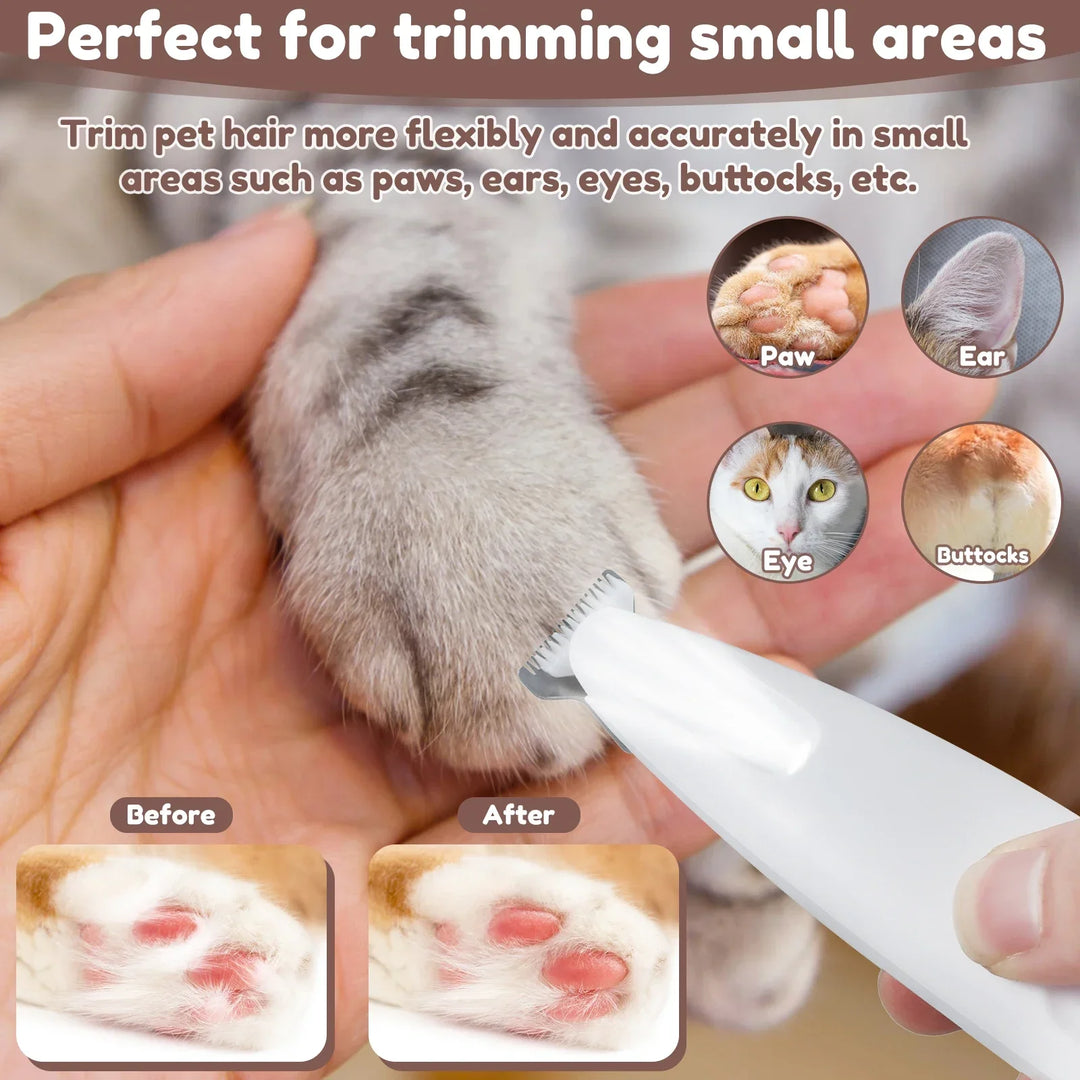 Pet Trimmer with Widen Blade