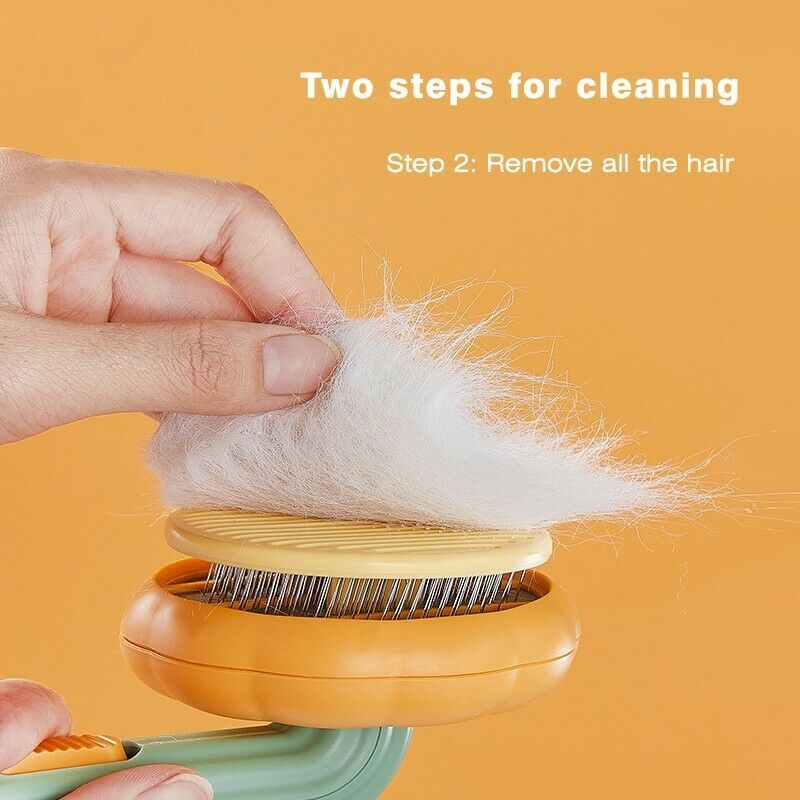 Pet brush for loose and tangled hair