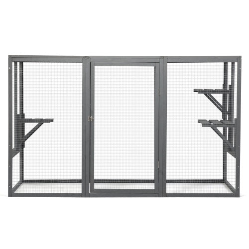 Pet cage with waterproof top