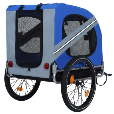 Pet carrier trailer for dogs suitable for camping trips