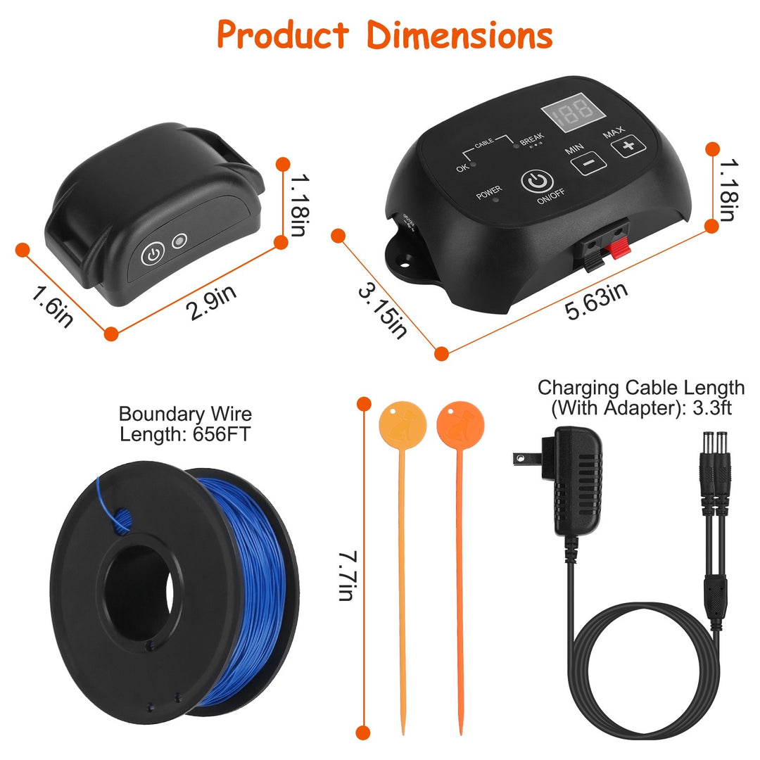 Pet containment system for dogs