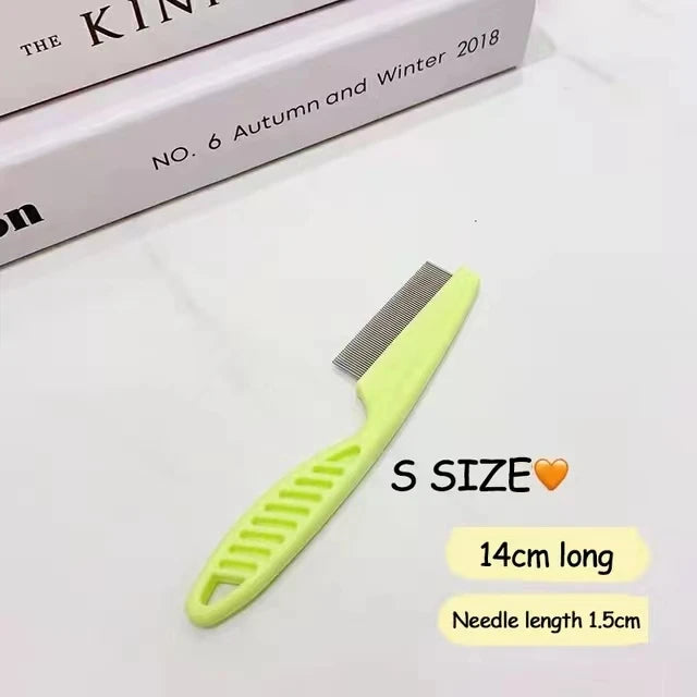 Pet hair shedding comb