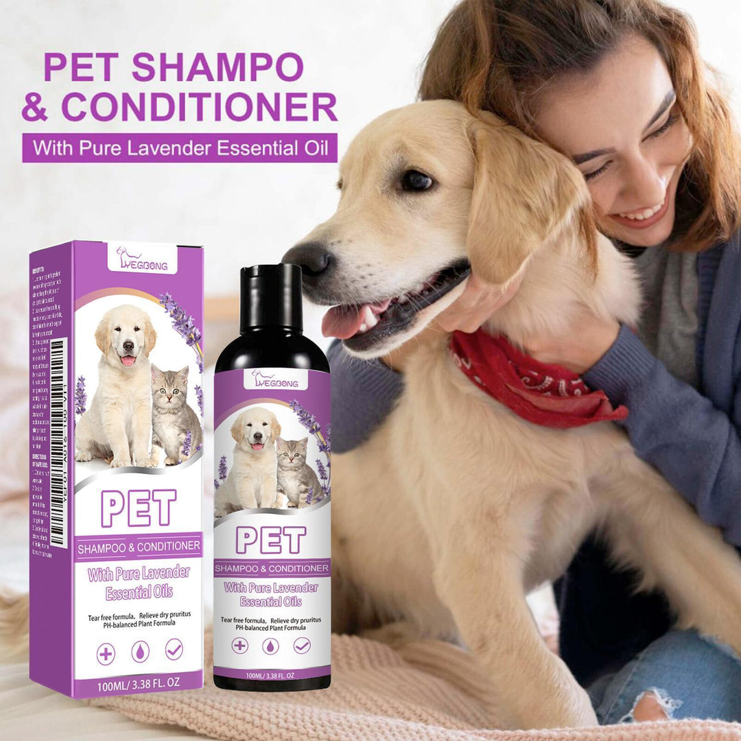 Pet hair smoothing shower gel