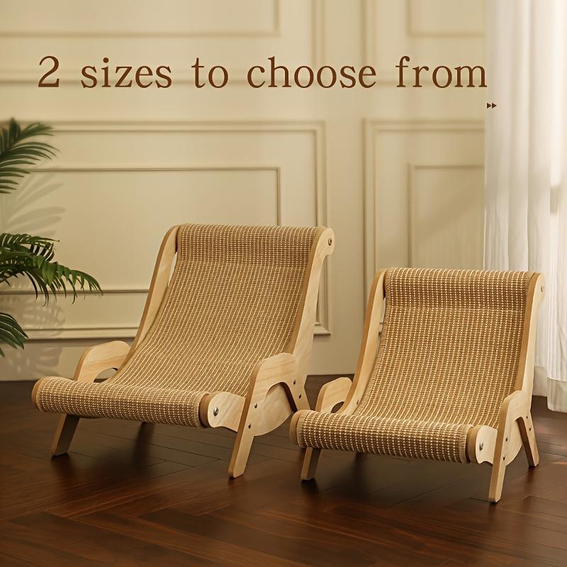 Pet hammock with scratch post