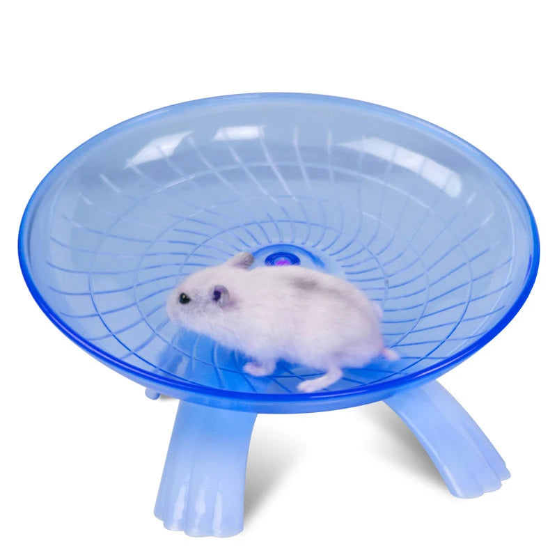 Pet hamster running wheel