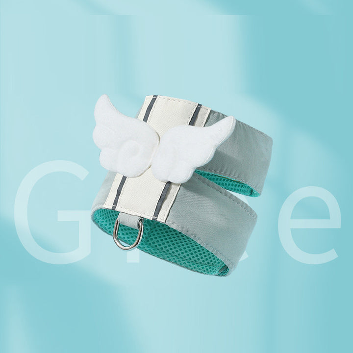 Pet harness with white wings