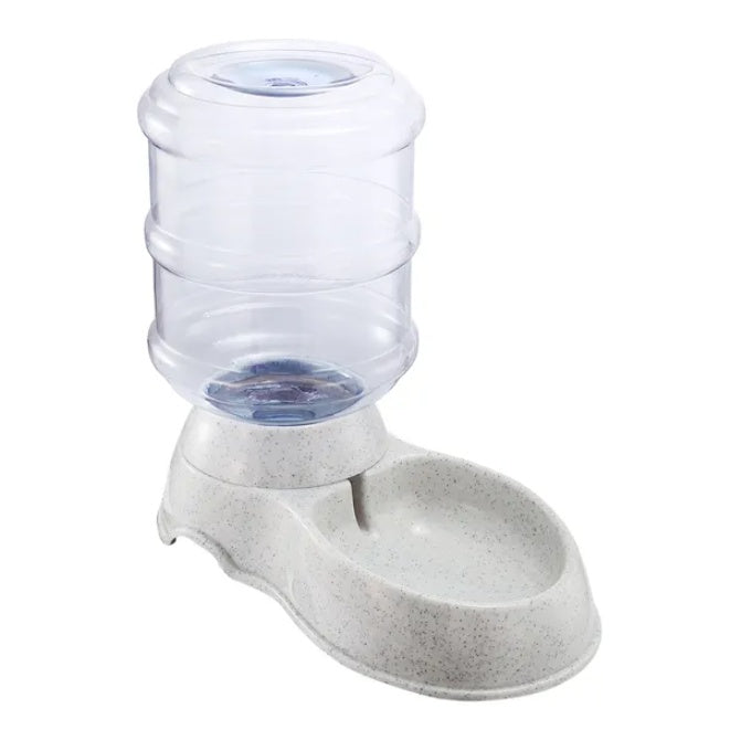 Pet hydration gravity water bowl