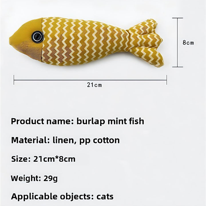 Pet mint fish toy information 