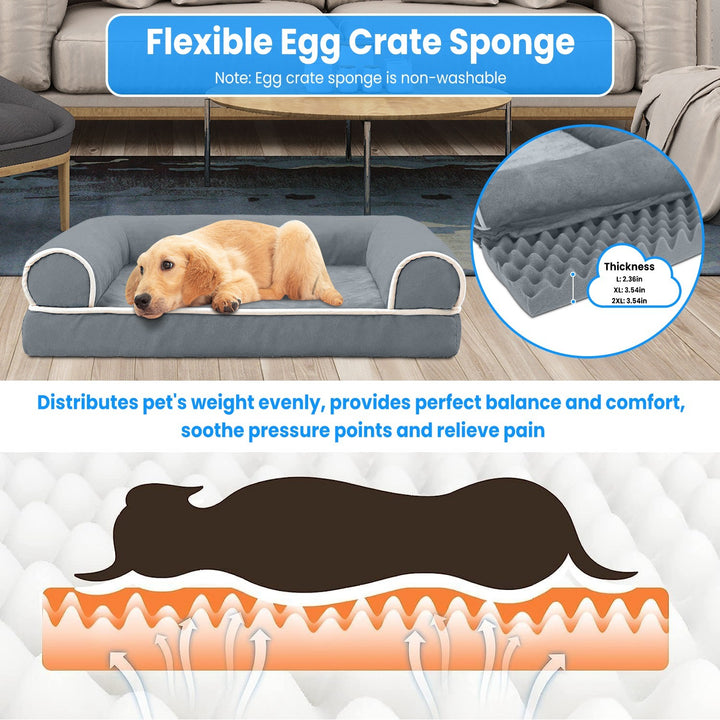 Pet sofa bed for large dogs