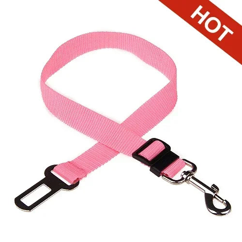 Pet travel seat restraint belt