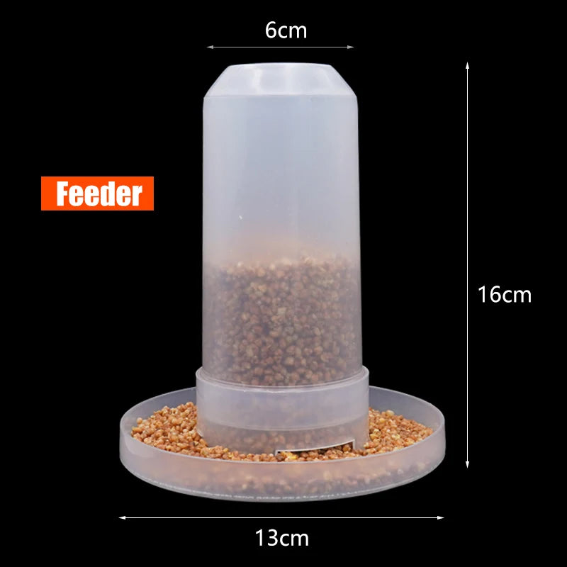 Pigeon Drinking Cup Plastic Feeder