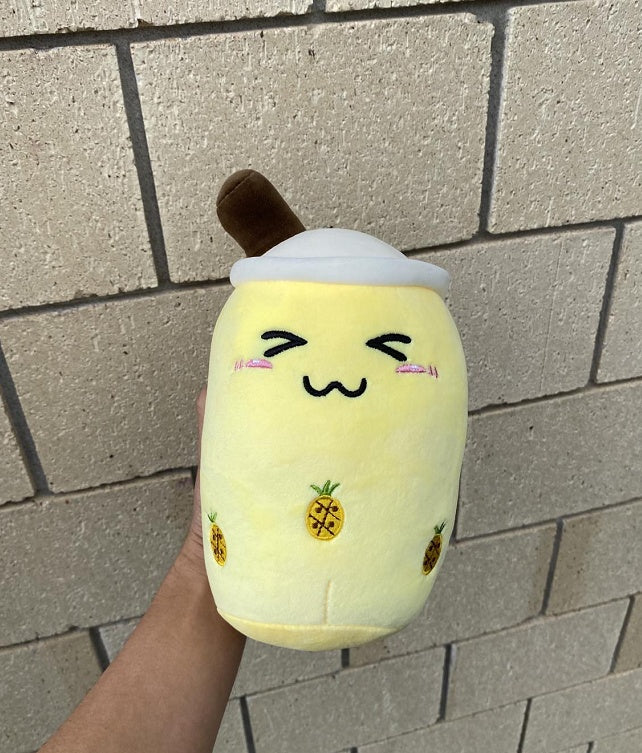 Pineapple Milk Tea Pillow Plush Toy
